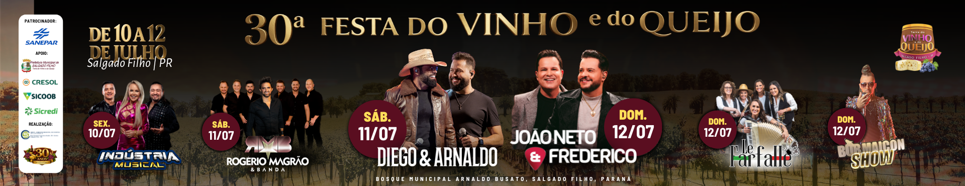 30° festa do vinho e do queijo