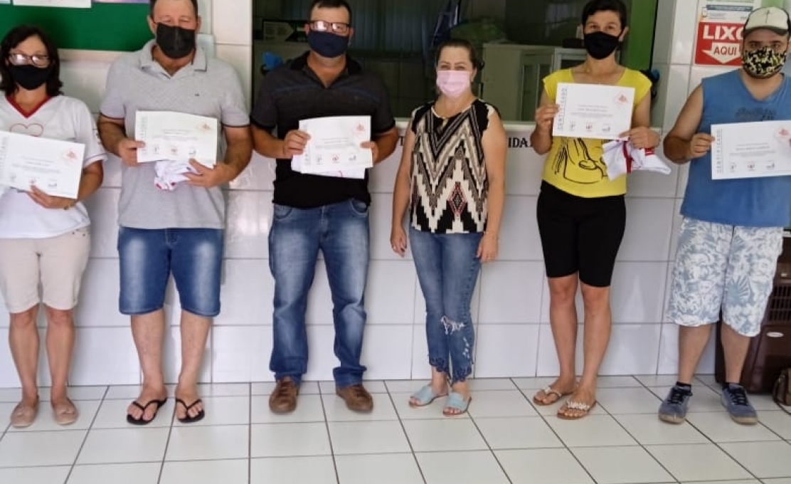 ENTREGA DE CERTIFICADOS DE DOAÇÃO DE SANGUE